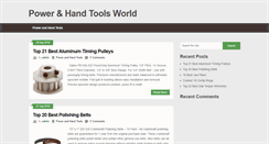 Desktop Screenshot of powerhandtoolsworld.com